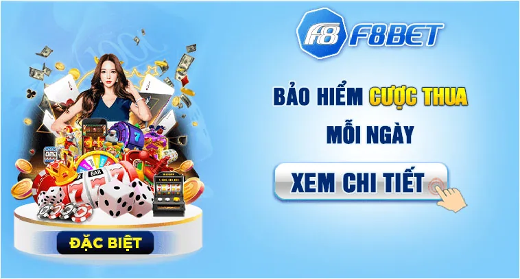 Bảo hiểm cược thua f8bet