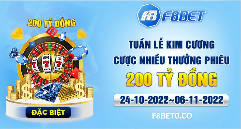 tuần lễ kim cương f8bet